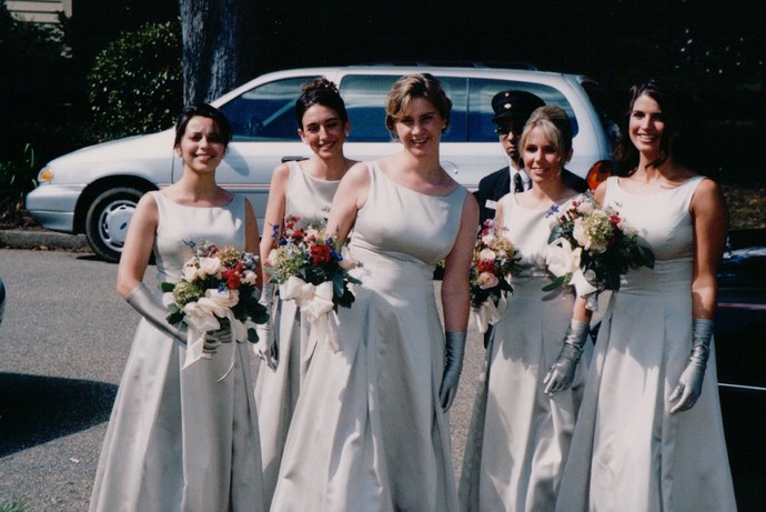 Bridal Party at Church